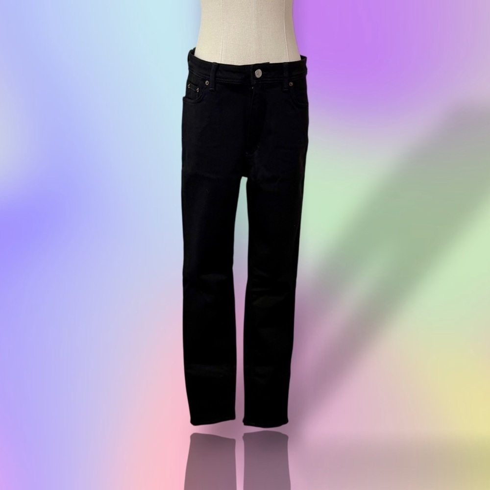 NWT Acne Studios ‘Peg’ Slim Leg Jeans in Black Size 30